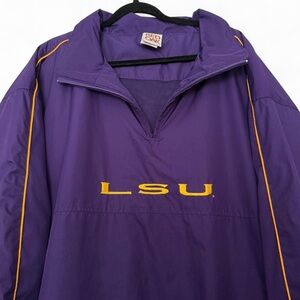 Vintage Louisiana State University LSU tigers windbreaker size XXL